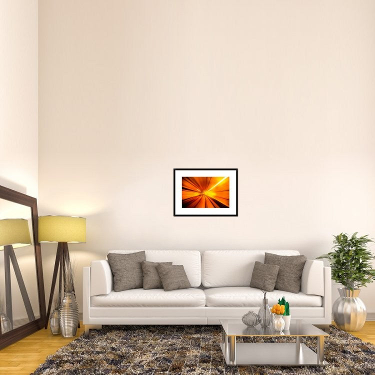 "Wormhole" Framed Digital Print by Alfred Myers, 30x22"