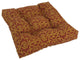 19" Squared Spun Polyester Tufted Dining Chair Cushion, Vanya Papprika