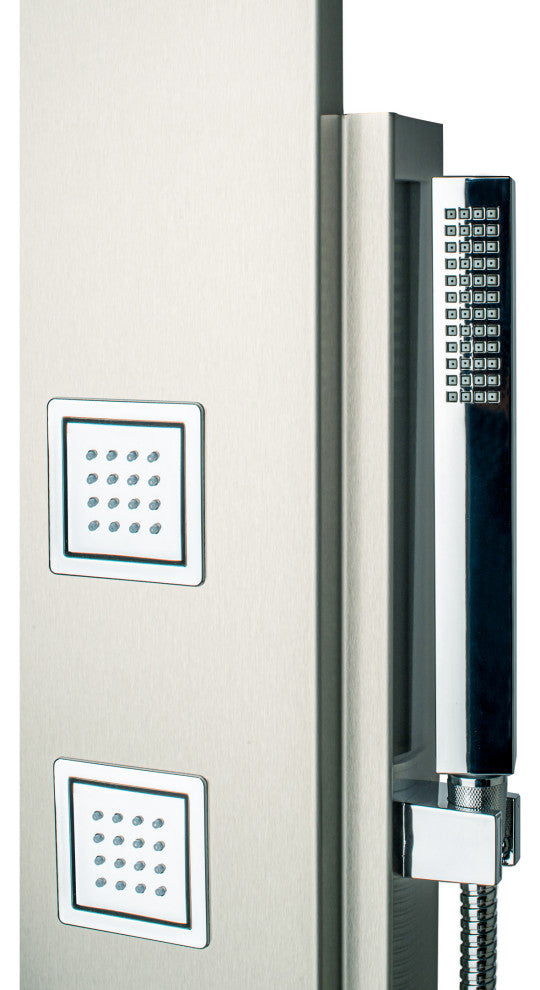 Blue Ocean 59"? Stainless Steel SPS8897 Shower Panel With Rainfall Shower Head