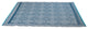 Blue Moroccan Outdoor Rug 4X6 Ft