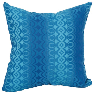 17" Jacquard Throw Pillows With Inserts, Set of 2, Torero Rivier
