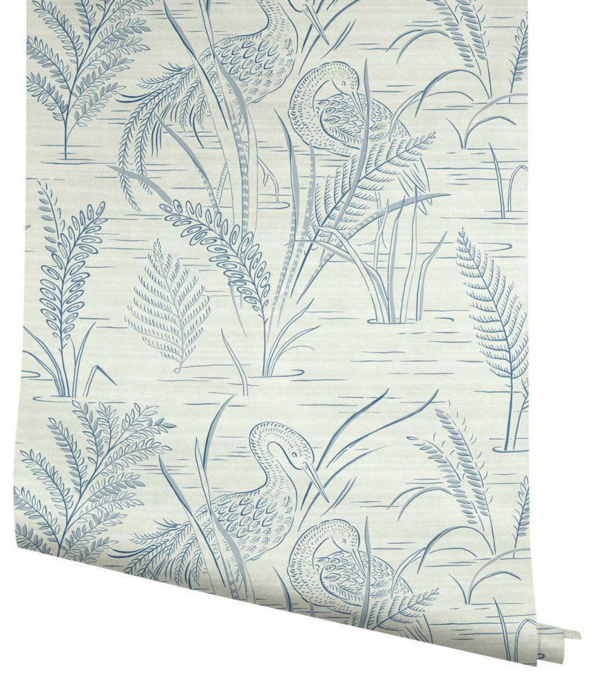 Fernwater Cranes Wallpaper