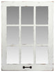Farmhouse Mirror, Tall White 9 Pane, 9 Pane Tall, White