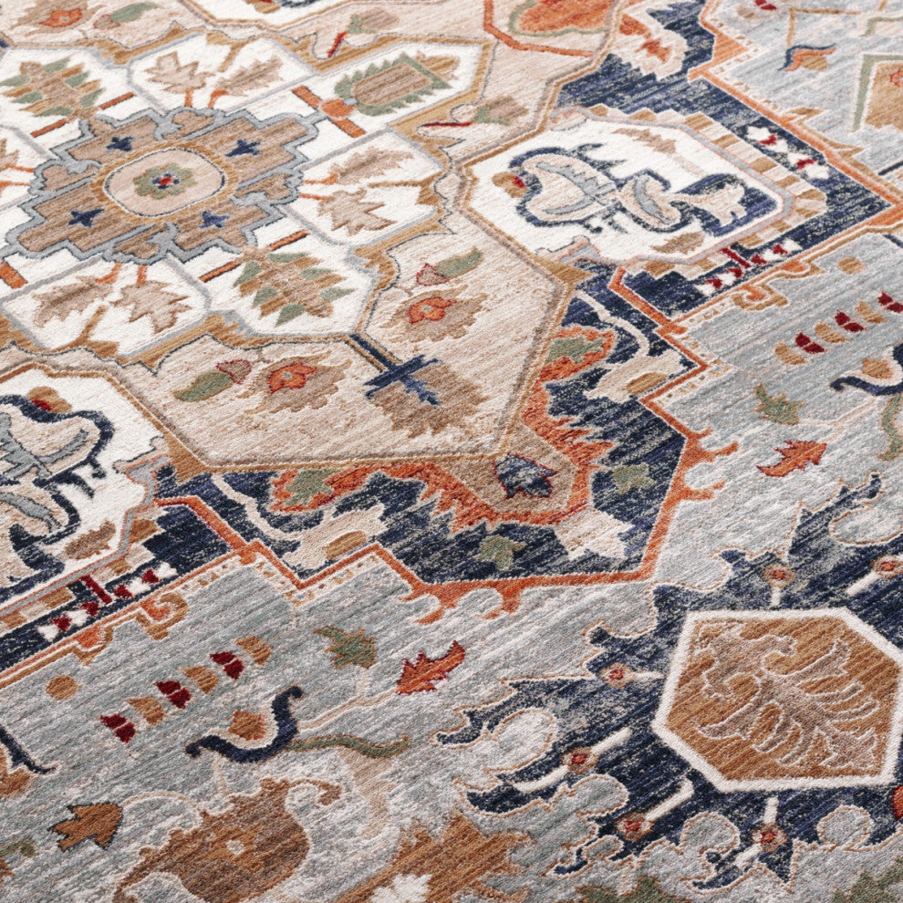 Lauren Ralph Lauren Collection Amberley LRL1116 Rug, Grey/Beige Black, 9'x13'