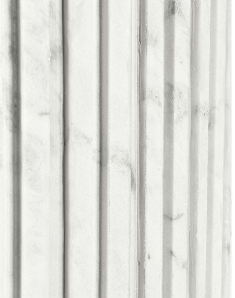 Genoa Marble Dining Table, White