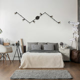 Tremendo - 6 Light Fixed Track Light - Structured Black Finish - LED
