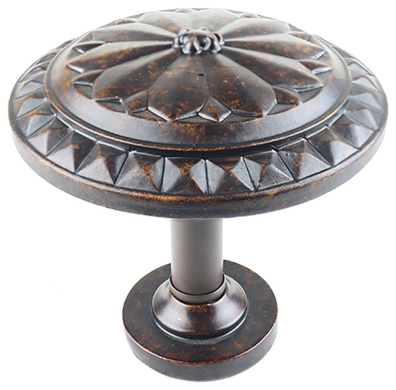Large Colette Medallion Holdback, Mahogany, Set of 2