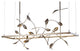Autumn LED Pendant, Dark Smoke Finish, Standard Overall Height