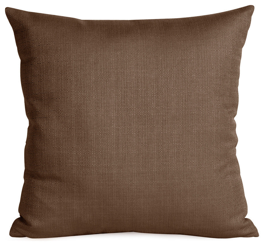 Sterling Pillow, Chocolate, Polyester Insert