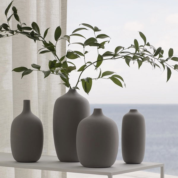 Ceola Vase Ceramic 5X10, White