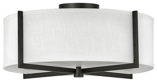 Axis Semi-Flush Mount in Black