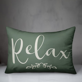 Relax on Green 14x20 Indoor/Outdoor Pillow