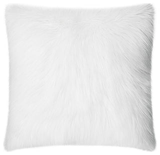 Arctic Fox Pillow - White