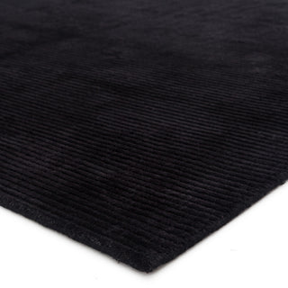 Jaipur Living Basis Handmade Solid Black Area Rug 9'X12'