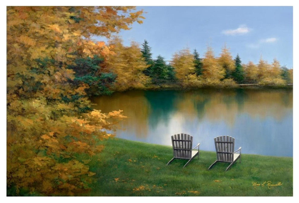 "Forever Autumn" Digital Paper Print by Diane Romanello, 32"x22"