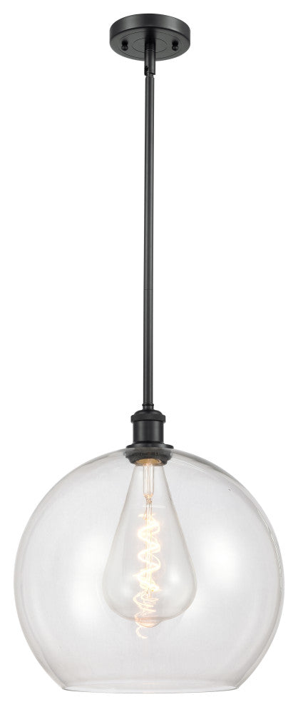 Innovations Lighting 516-1S-BK-G122-14 Athens 1 Light 13.75" Pendant