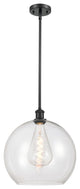 Innovations Lighting 516-1S-BK-G122-14 Athens 1 Light 13.75" Pendant