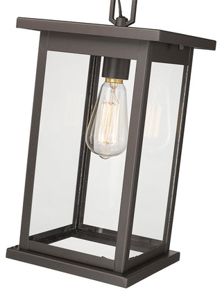 1 Light 8.5" Powder Coat Bronze Outdoor