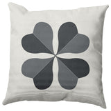 Lucky Clover St. Patrick's Day Decorative Throw Pillow, Pepper, 16x16"
