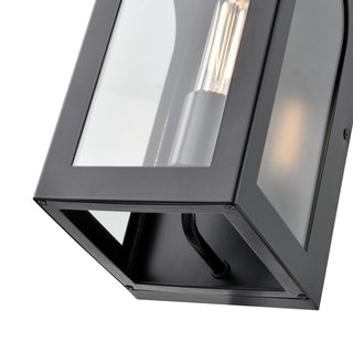 1 Light 5.75 in. Powder Coated Black Outdoor