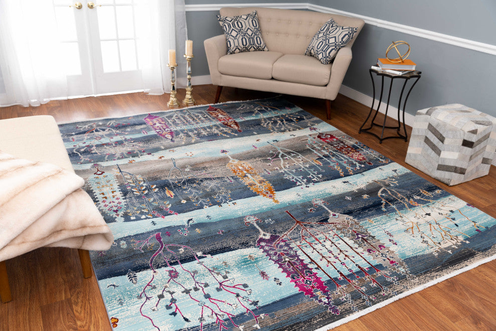 Noori Rug Latif Albertha Blue/Grey Rug