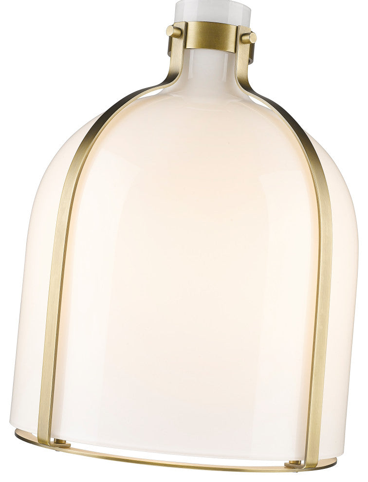 Z-LITE 818-12RB 1 Light Chandelier, Rubbed Brass