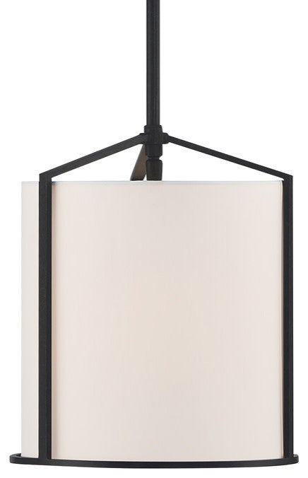 Crystorama Lighting Group CAR-9201 Carlyn 10"W Mini Pendant - Black