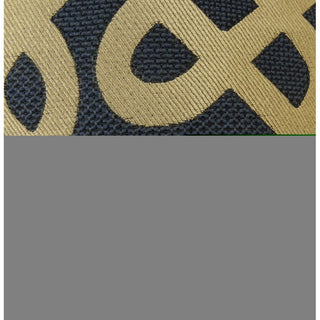 Plutus Graphic Maze Handmade Throw Pillow, (18" x 18")