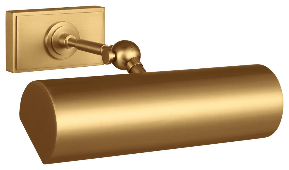 Kenyon 10" Picture Light, Burnished Brass