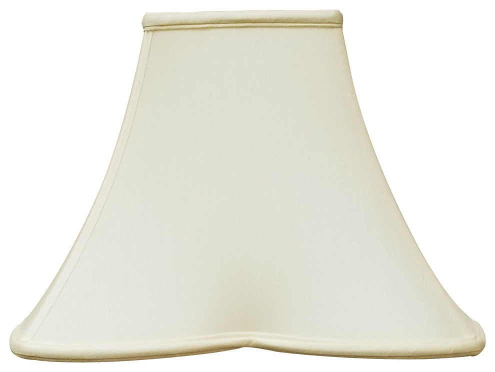 Fancy Square Softback Lamp Shade, Eggshell, 6"x14"x11"
