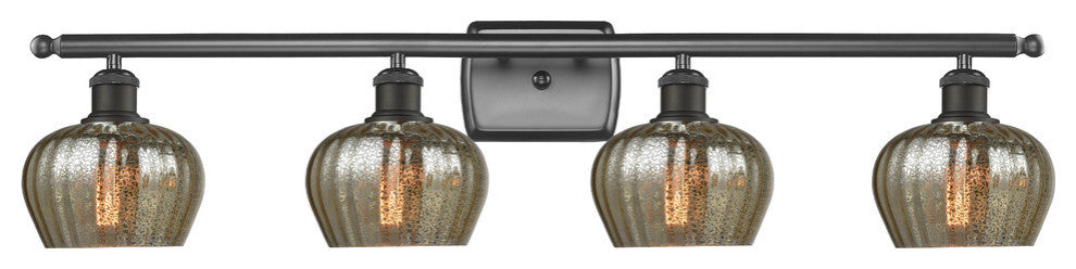 INNOVATIONS LIGHTING 516-4W-OB-G96 Fenton 3 Light Bath Vanity Light
