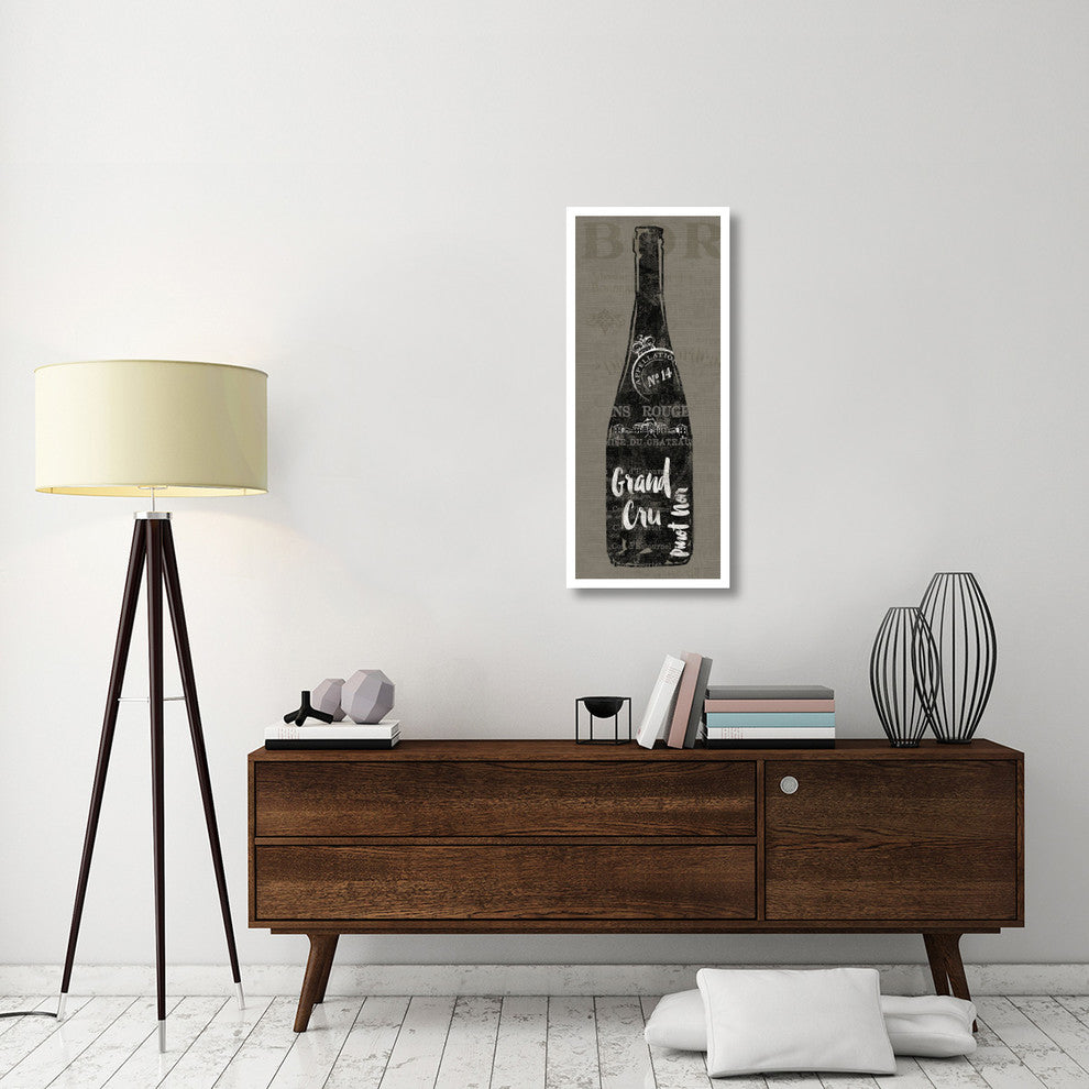 "Linen Wine I" Digital Paper Print by Sue Schlabach, 18"x42"