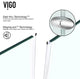 VIGO Gemini Frameless Hinged Neo-Angle Shower Enclosure, Chrome, 42" D X 42" W, High Base