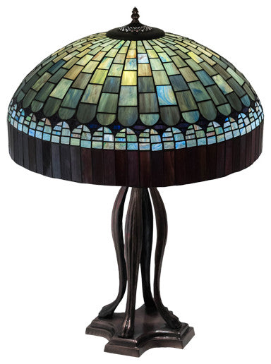 Meyda Lighting 229128 30" High Tiffany Candice Table Lamp