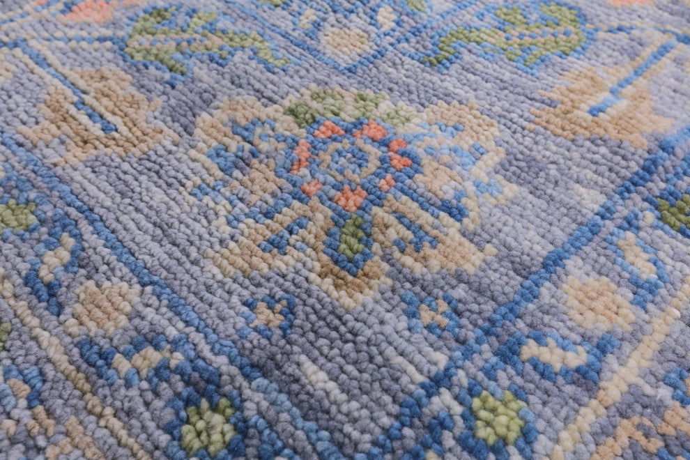 Turkish Oushak Handmade Wool Rug 6' 1" X 8' 9" - Q15479