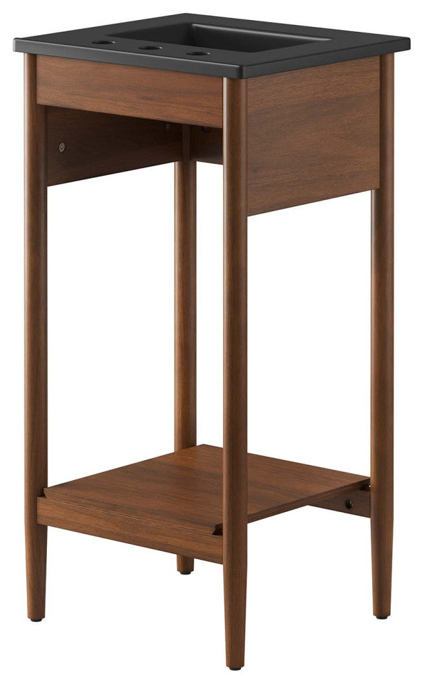 Zaire 18" Bathroom Vanity - Walnut Black