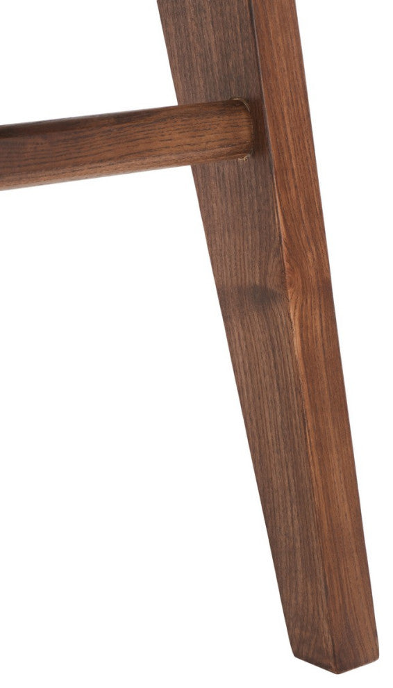 Safavieh Couture Colette Rattan Barstool, Walnut/Natural