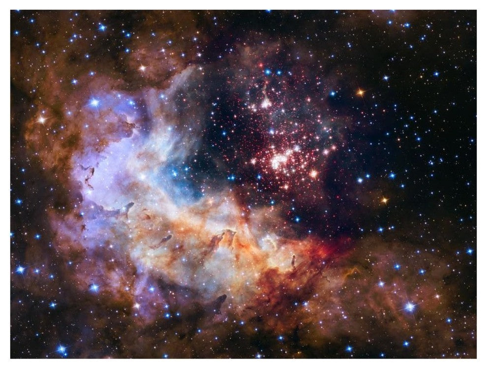 "Westerlund 2 and Gum 29 Cluster and Star Forming Region" Print by NASA, 42"x32"