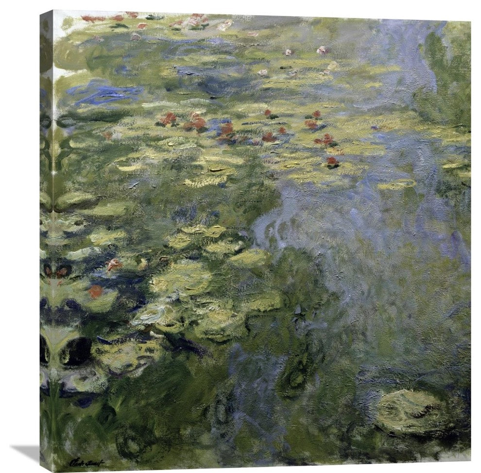 "Water Lilies (Nympheas) II" Artwork, 27"x30"