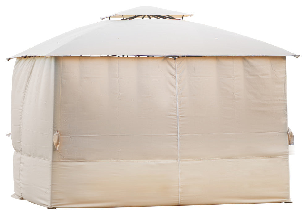 Quality Double Tiered Grill Canopy Outdoor BBQ Gazebo Tent , Polyester