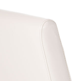 GDF Studio Emilia Pu Leather Dining Chairs, Set of 2, Ivory