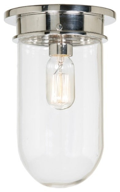 One Light Flushmount Boston, Oil Rubbed Bronze