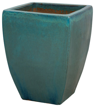 Square Planter, Teal  22X28.5"H