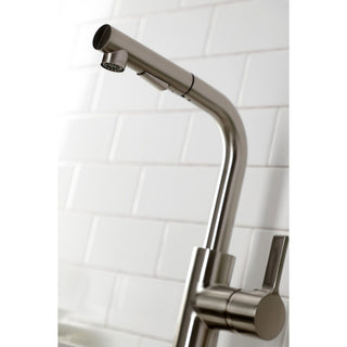 LS2718CTL Single-Handle Kitchen Faucet With Pull-Out Sprayer, Brushed Nickel