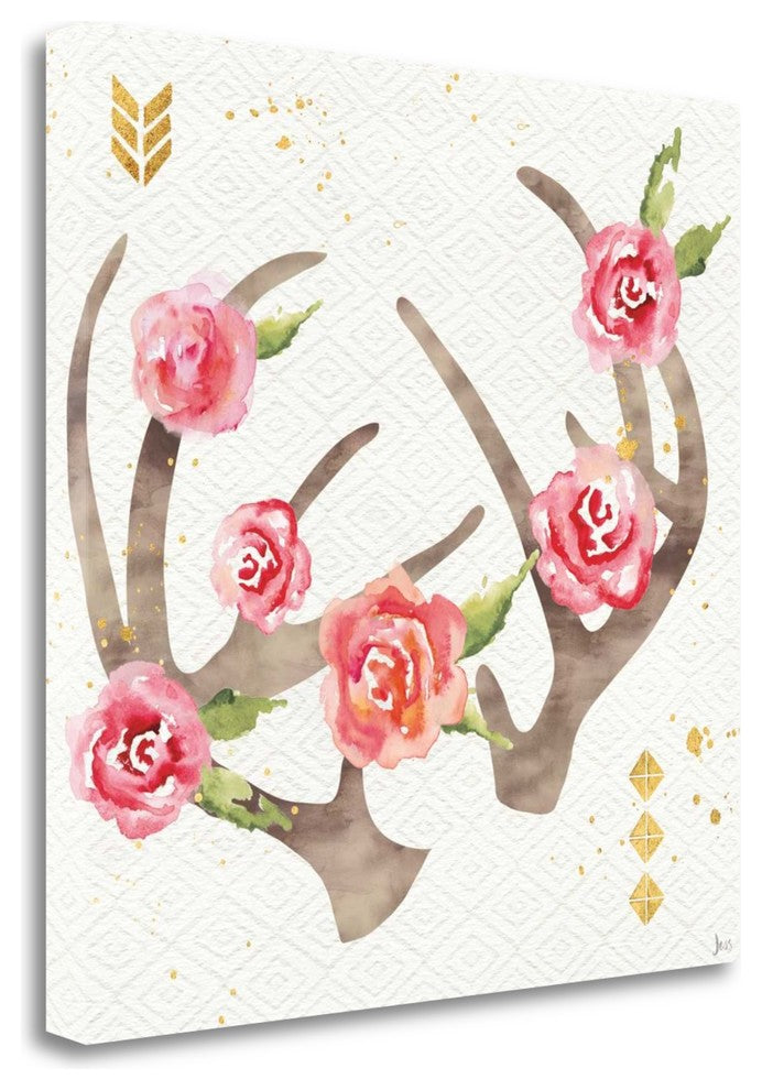 "Wild Bohemian IV" By Jess Aiken, Giclee Print on Gallery Wrap Canvas