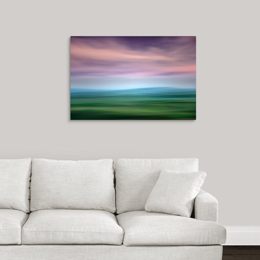 "Hazy Palouse Evening" Wrapped Canvas Art Print, 36"x24"x1.5"