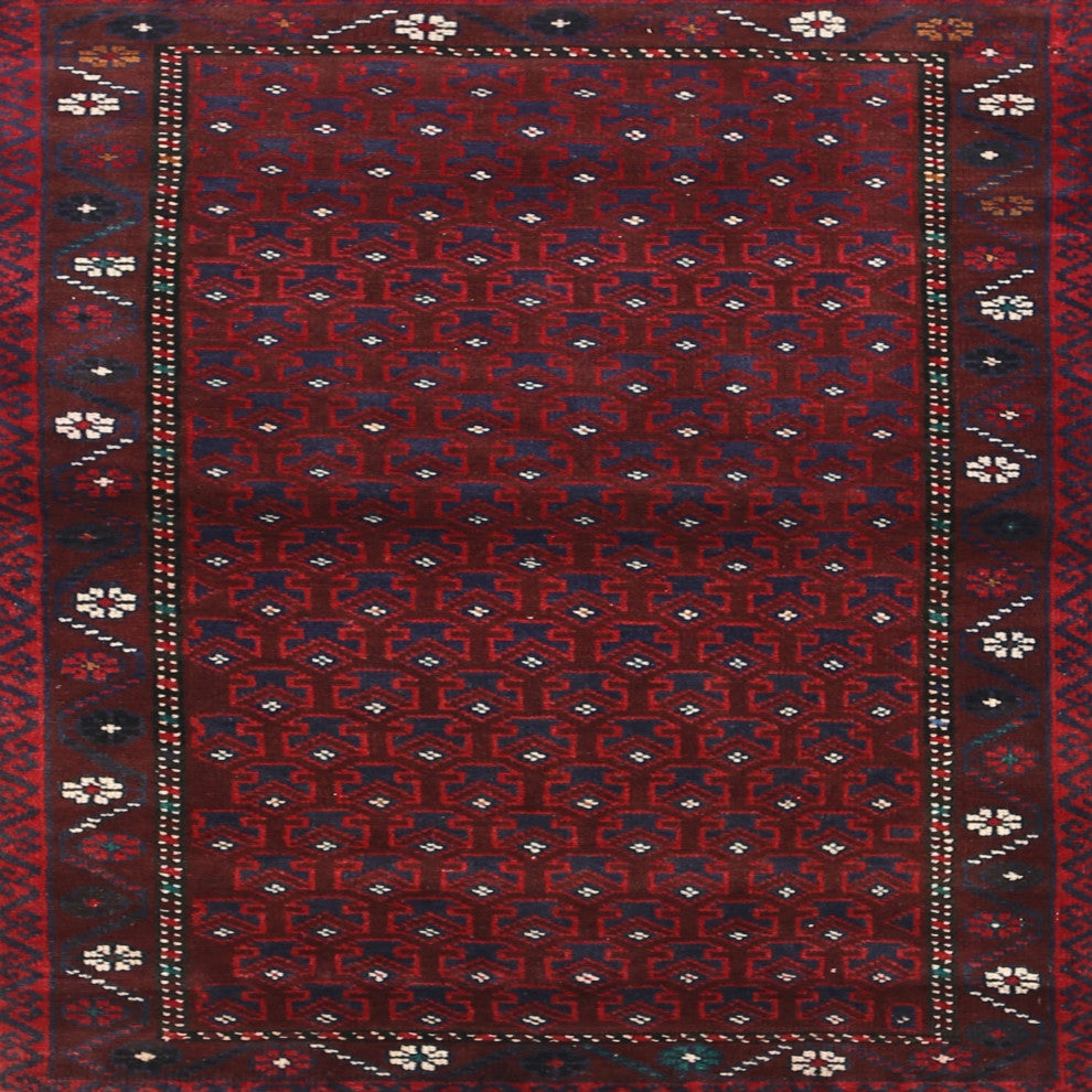 Ahgly Company Indoor Square Traditional Area Rugs, 6' Square