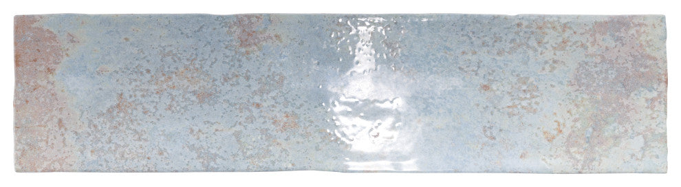 Biarritz 3" x 11-7/8" Ceramic Wall Tile, Blue