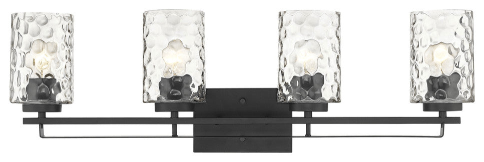 Livvy 4-Light Matte Black Vanity