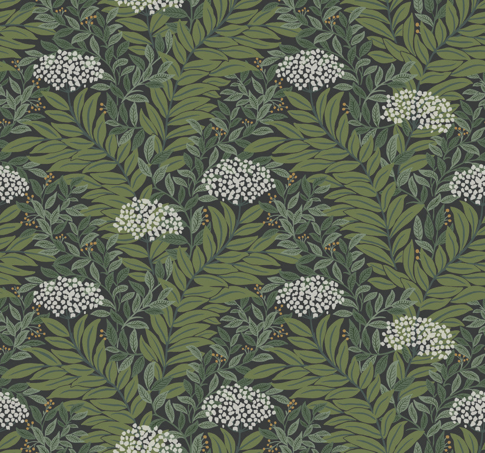 Highgrove Black Wallpaper